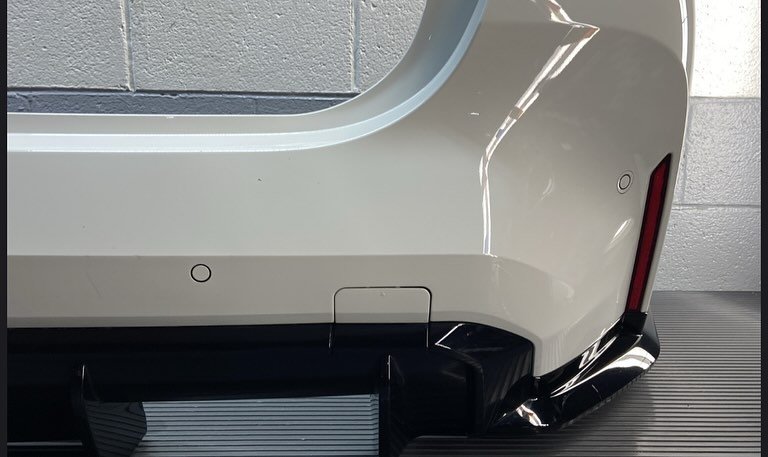 2021 2022 2023 2024 2025 BMW M4 G82 Rear Bumper Cover White OEM - Image 6