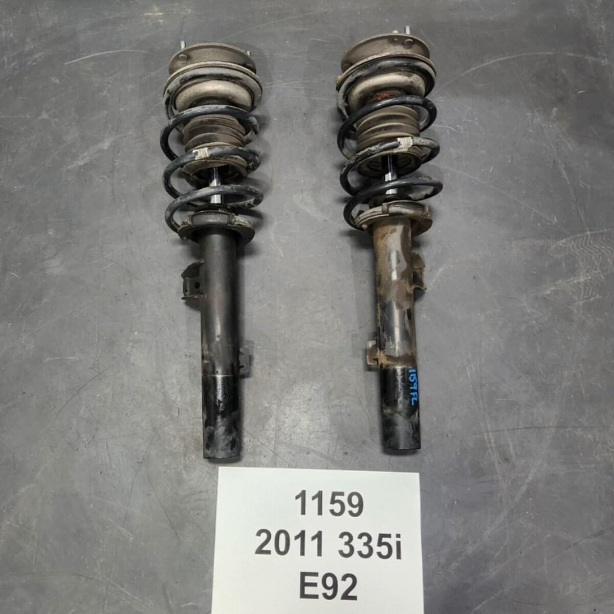 OEM BMW E90 E92 335 RWD Front Left Right M Sport Suspension Strut Set