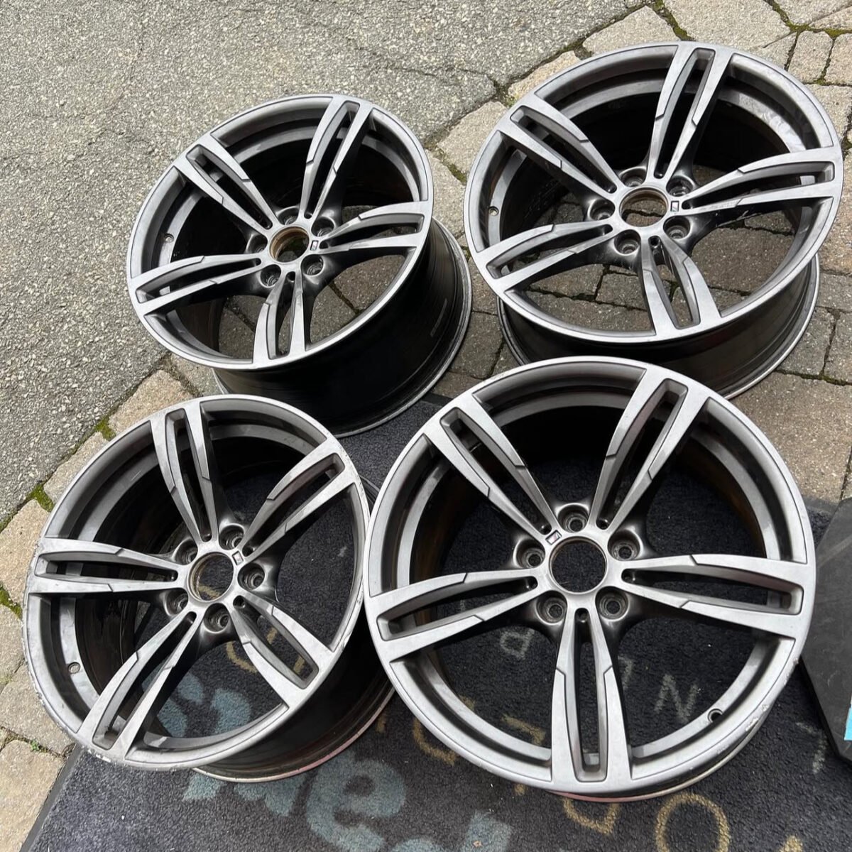 Genuine 437M Wheels Grey Not Original Finish : F80 F82 F83 M3 M4