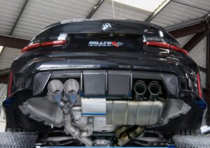 Milltek Sports Axle Back Exhaust With Polished Tips For BMW M3 M4 Comp G80 G82