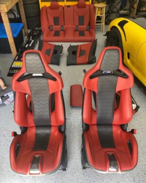 BMW G82 complete Fiona red interior carbon buckets seats
