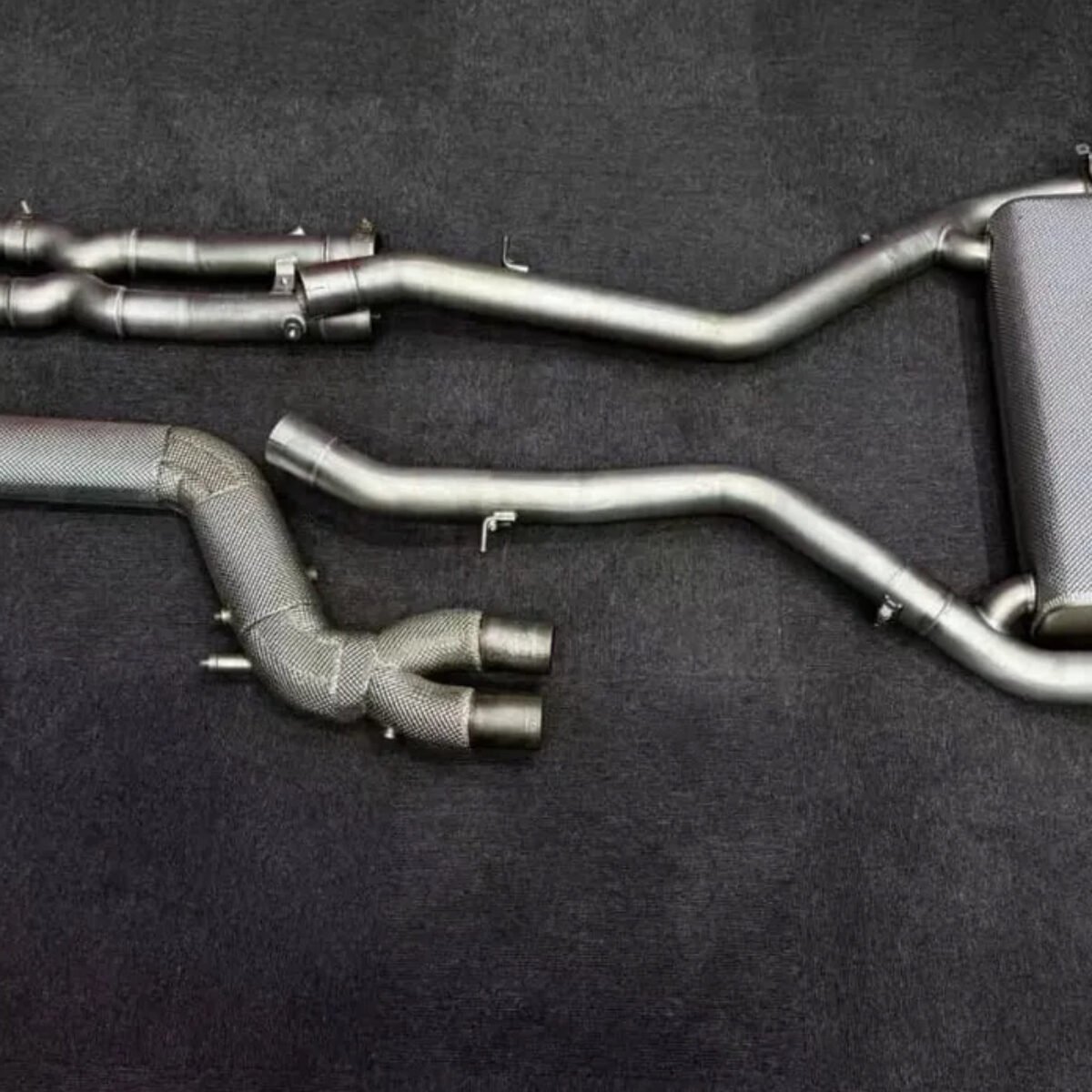 G82 G80 M3 M4 disassembled 3rd generation IPE mid-rear exhaust
