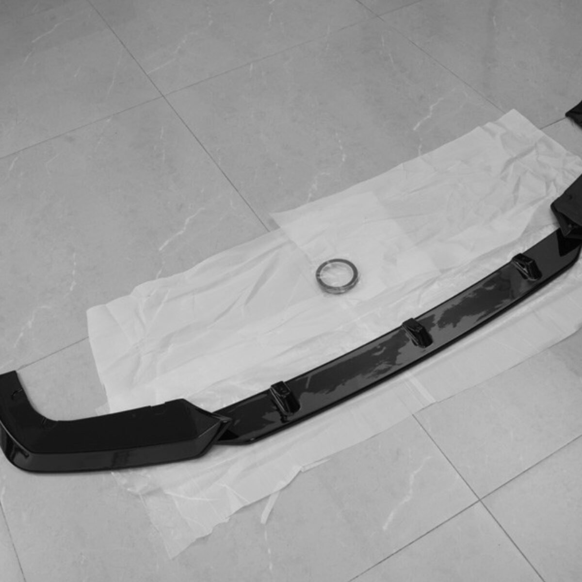 Gloss Black Front Bumper Lip Splitter Spoiler Fits 2020~2023 BMW F95 X5M Pre-LCI