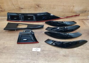 BMW F30 Piano Black/Red interior trim