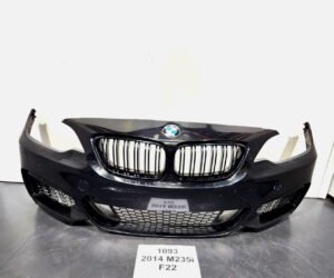 OEM BMW F22 F23 FRONT M SPORT Bumper Cover Panel Complete w/O PDC Black *
