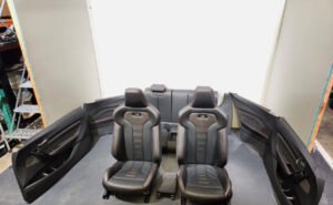OEM BMW F87 M2 Competition Black M SPORT Leather Interior Seats Door Panels SET