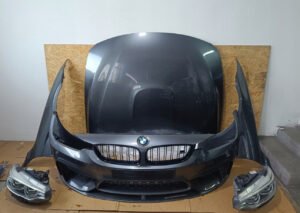 Complete front bmw m3 m4 f82 f83 adaptive led bumper hood m3 f80