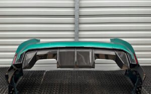 BMW M4 G82 G83 BUMPER BACK CARBON P92 ISLE OF MAN GREEN FROZEN