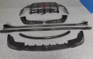 7PCS Real Carbon Fiber Exterior Decoration Kit For BMW 3 Series 2020-2024