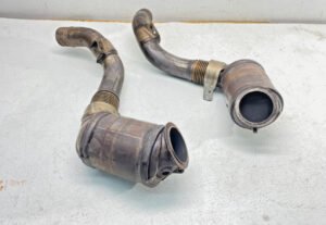 BMW F01 F10 E70 550 650 750 X5 X6 N63 Engine Exhaust Cat Converter Pipe Set OEM✅