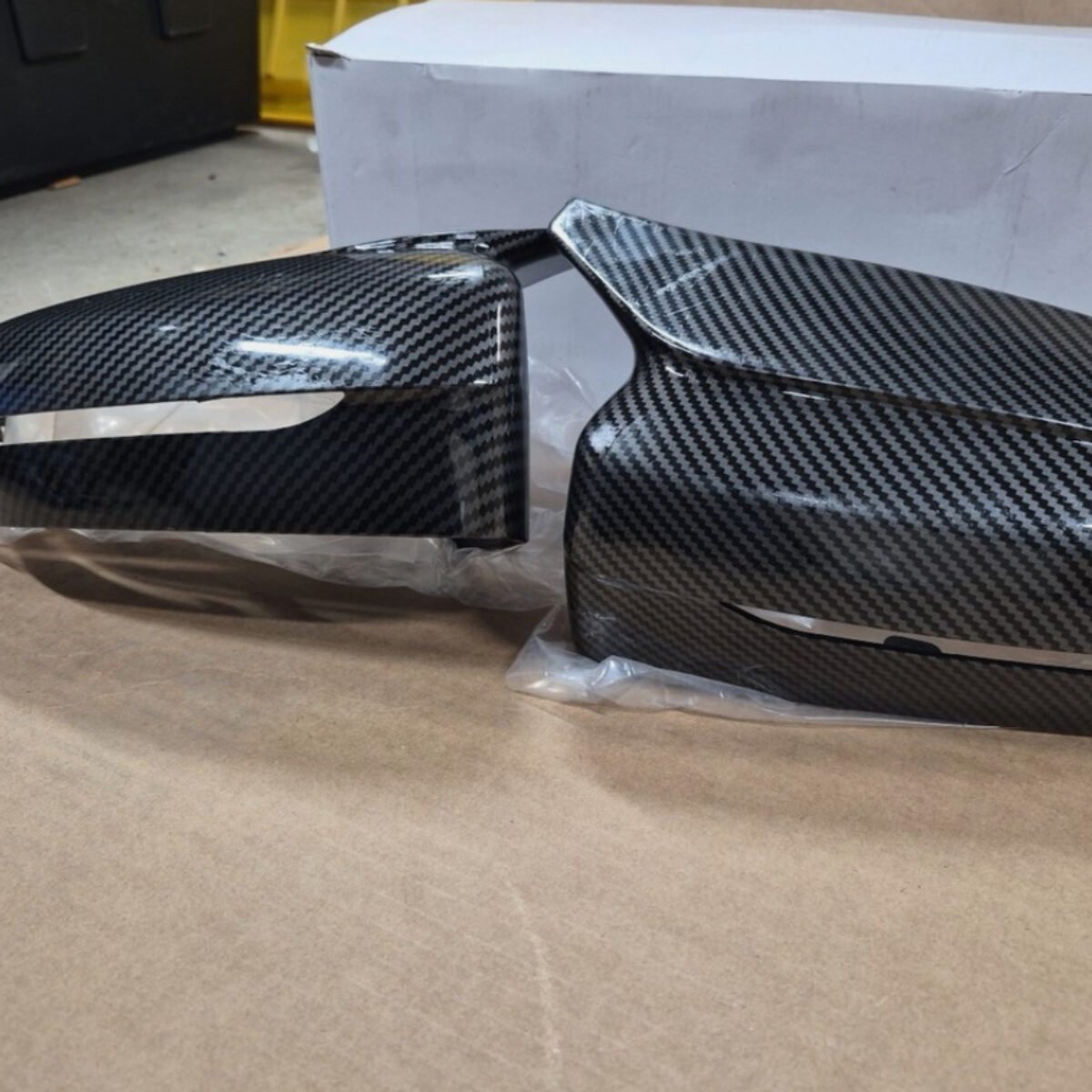 Fit BMW 5 Series G30 G31 Real Carbon Fiber Mirror Cover Caps 2 Pieces