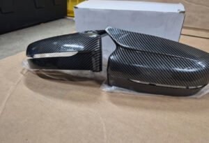 Fit BMW 5 Series G30 G31 Real Carbon Fiber Mirror Cover Caps 2 Pieces
