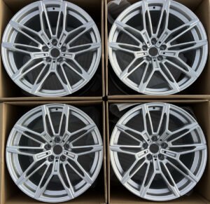 Set of FOUR BRAND NEW GENUINE OEM BMW G87 M2 2023 2024 Silver 930M Wheels Rims!