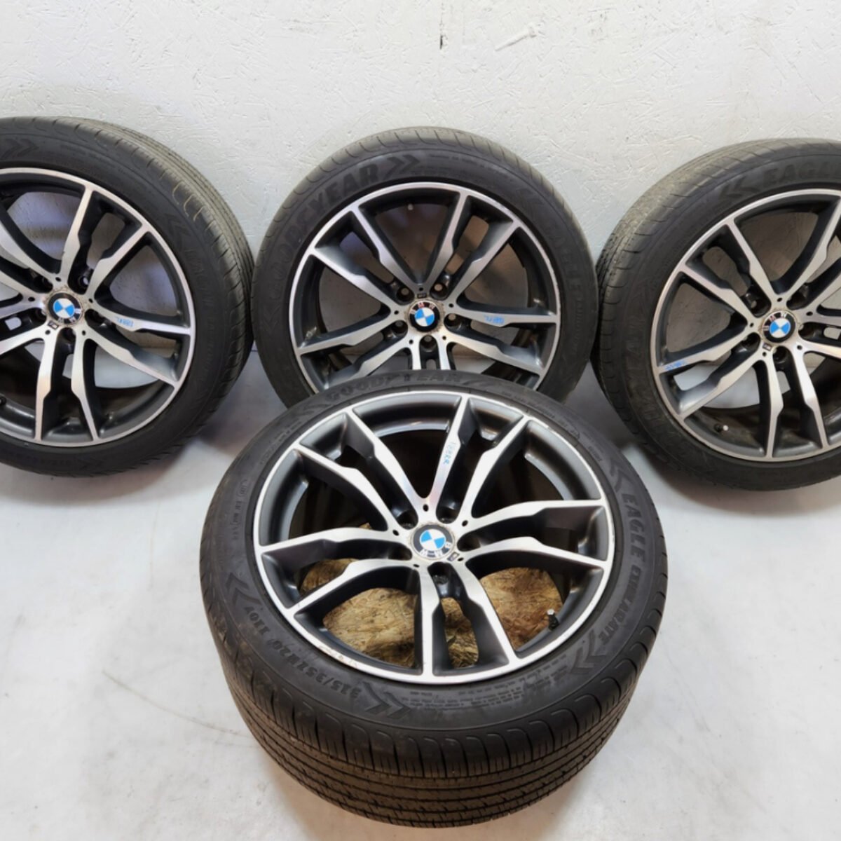 OEM BMW F85 F86 X5M Wheels Rims 20×10″ 20×11.5″ M Double Spoke 611 SET w/Tires*