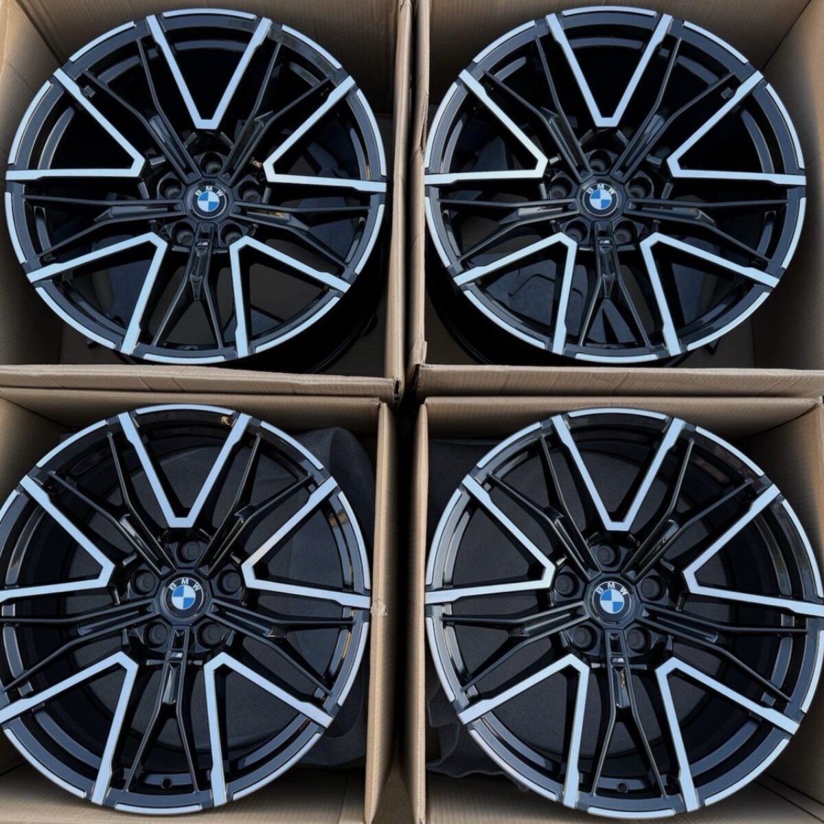 OEM BMW 2025+ G90 G99 M5 Black W/ Polished Face 951M Wheels Rims