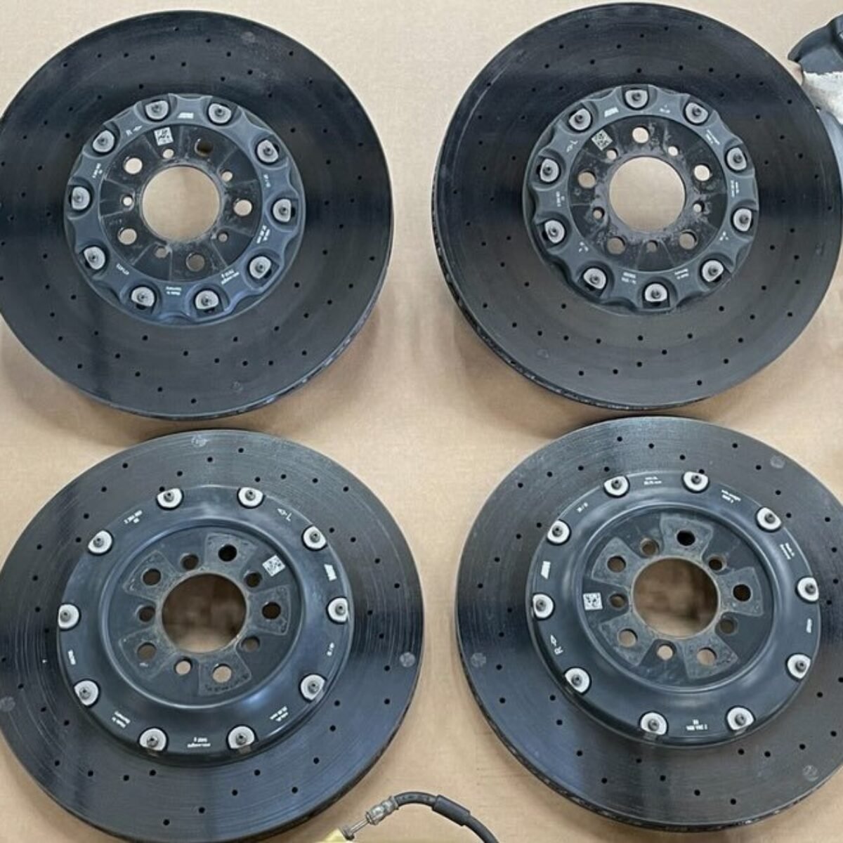 BMW F10 F06 F12 F13 M5 M6 Carbon Ceramic Brake Caliper Set OEM
