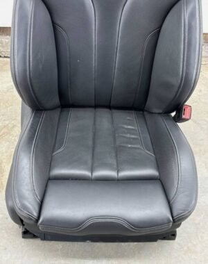 OEM 18-23 BMW F90 M5 COMPETITION FRONT RIGHT PASSENGER SIDE LEATHER SEAT (BLACK)