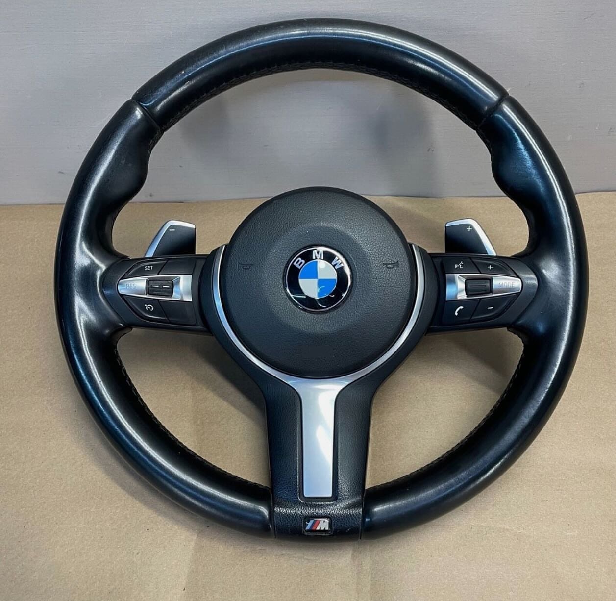 BMW F22 F30 F32 328I 435I Leather M Sport Steering Wheel OEM - Image 4