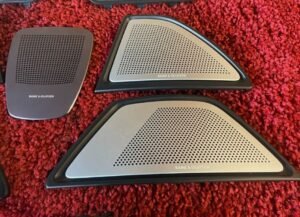 BMW 11-16 F10 M5 Bang & Olufsen Door Deck Speaker Cover Trim Panel Set 70K