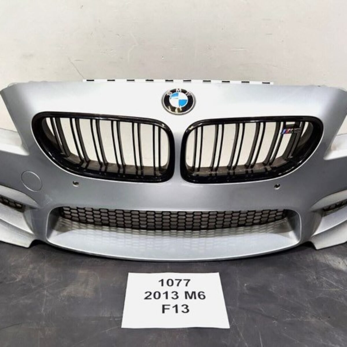 OEM BMW F06 F13 M6 Front Bumper Cover Panel Assembly PDC Silver A26