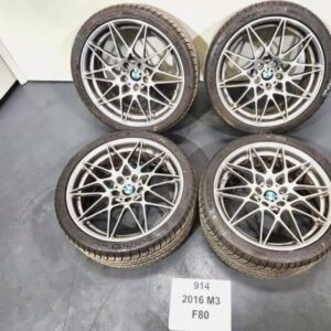 OEM BMW F80 F82 F83 M3 M4 Wheel R20" Star Spoke 666M Set W/Michelin Tires*