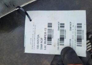 2011 2012 2013 BMW 528i 535i F10 REAR BUMPER OEM USED ALPINE WHITE